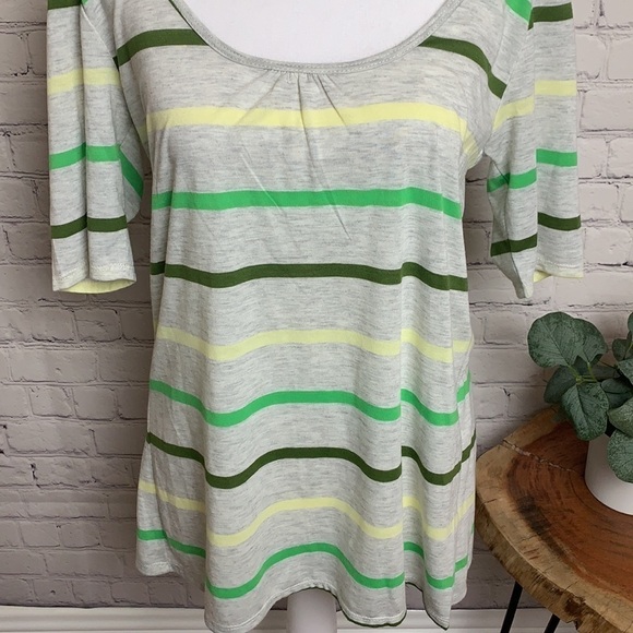 RD Style Striped Open Back Tee - Picture 3 of 12